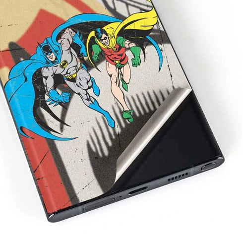DC Comics Batman and Robin Vintage Action Pose Galaxy S23 Ultra Skin