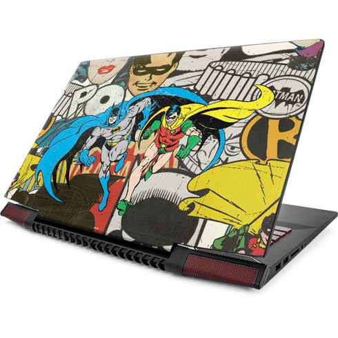DC Comics Batman and Robin Vintage Action Pose Lenovo IdeaPad Skin