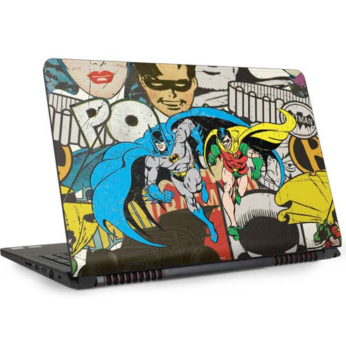 DC Comics Batman and Robin Vintage Action Pose Dell Inspiron Skin