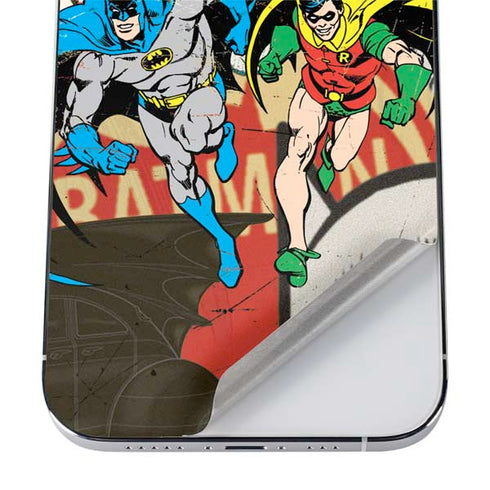 DC Comics Batman and Robin Vintage Action Pose iPhone 12 Pro Max Skin