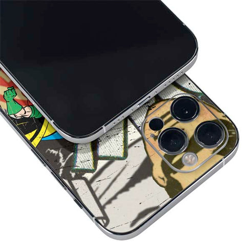 DC Comics Batman and Robin Vintage Action Pose iPhone 12 Pro Skin
