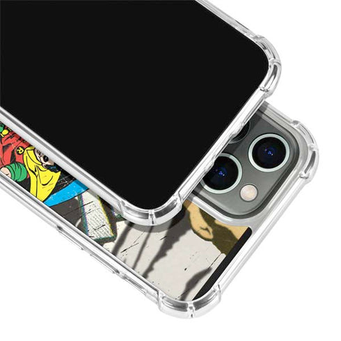 DC Comics Batman and Robin Vintage Action Pose iPhone 13 Pro Max Clear Case