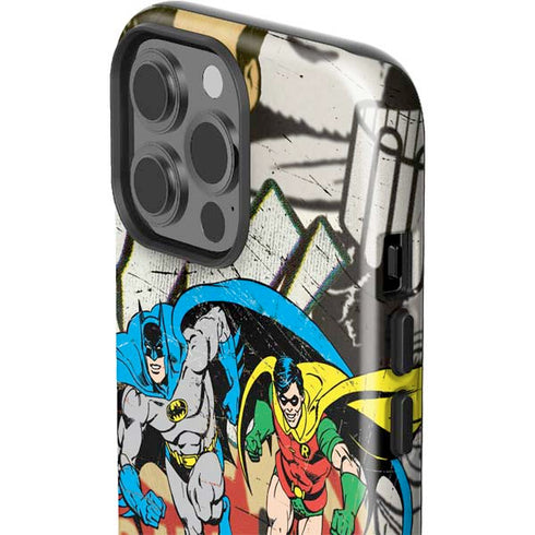 DC Comics Batman and Robin Vintage Action Pose iPhone 13 Pro Max Impact Case