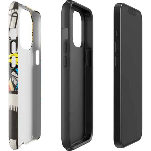 DC Comics Batman and Robin Vintage Action Pose iPhone 15 Pro Impact Case