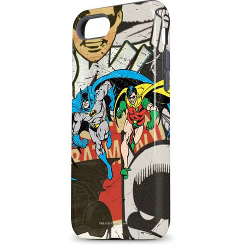 DC Comics Batman and Robin Vintage Action Pose iPhone 7 Pro Case