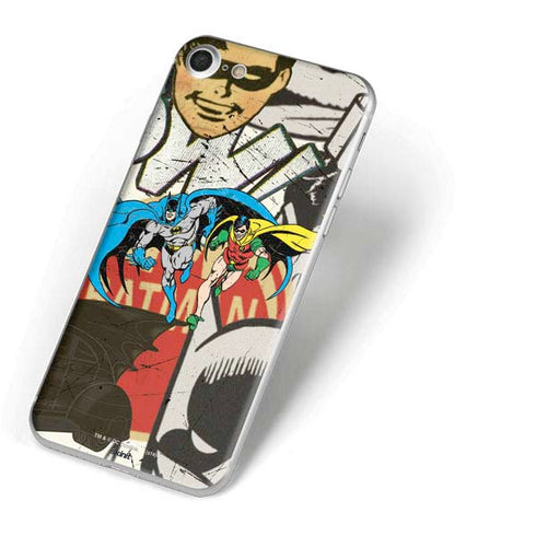 DC Comics Batman and Robin Vintage Action Pose iPhone 7 Skin