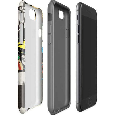 DC Comics Batman and Robin Vintage Action Pose iPhone SE (2nd & 3rd Gen) Pro Case