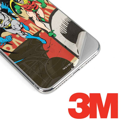 DC Comics Batman and Robin Vintage Action Pose iPhone XR Skin