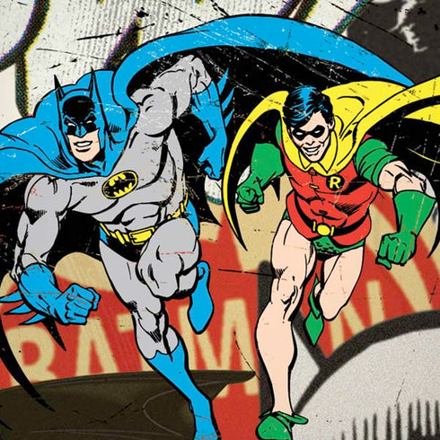 DC Comics Batman and Robin Vintage Action Pose iPhone XS Pro Case