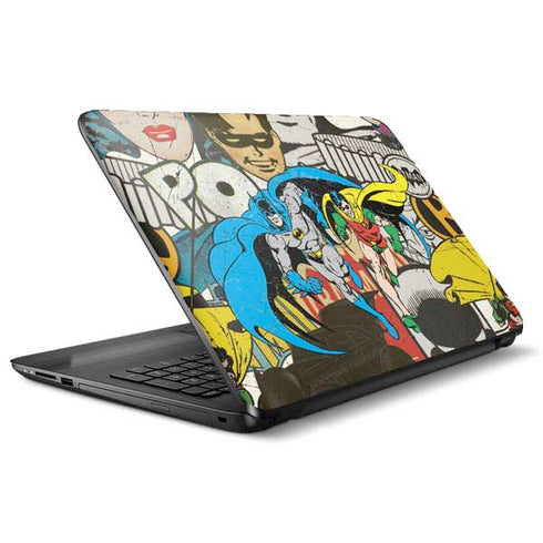 DC Comics Batman and Robin Vintage Action Pose HP Notebook Skin