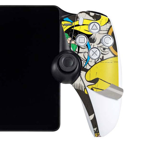 DC Comics Batman and Robin Vintage Action Pose PlayStation Portal Remote Player Skin