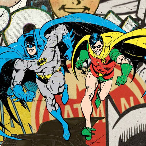 DC Comics Batman and Robin Vintage Action Pose PS4 Console and Controller Bundle Skin