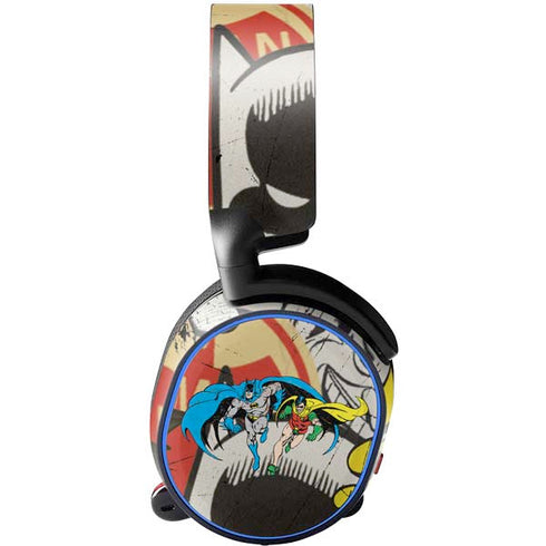 DC Comics Batman and Robin Vintage Action Pose SteelSeries Arctis 5 Skin