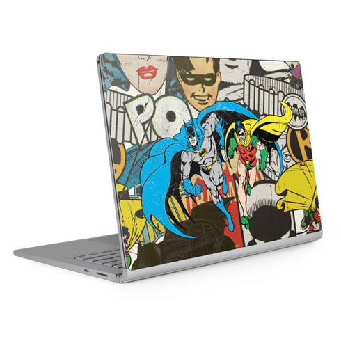 DC Comics Batman and Robin Vintage Action Pose Surface Book 2 13.5in Skin