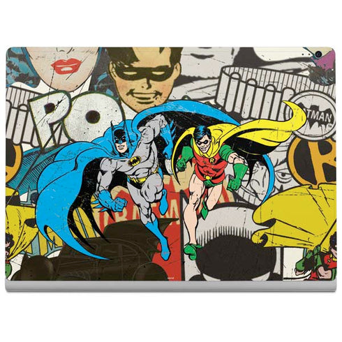 DC Comics Batman and Robin Vintage Action Pose Surface Book 2 15in Skin