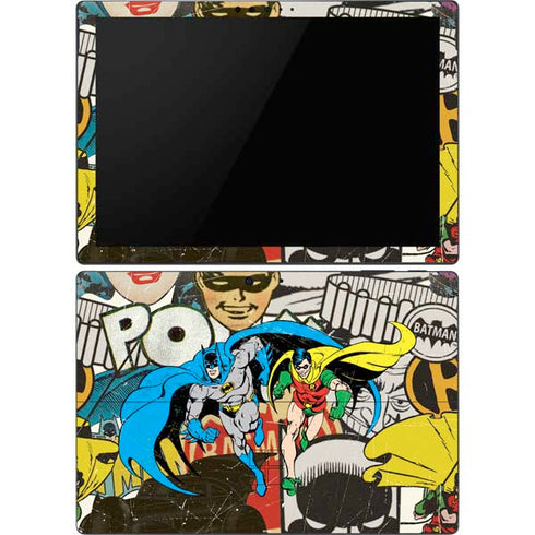 DC Comics Batman and Robin Vintage Action Pose Surface Pro 6 Skin
