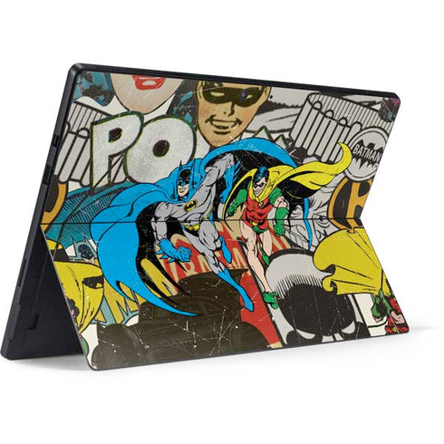 DC Comics Batman and Robin Vintage Action Pose Surface Pro 7 Skin