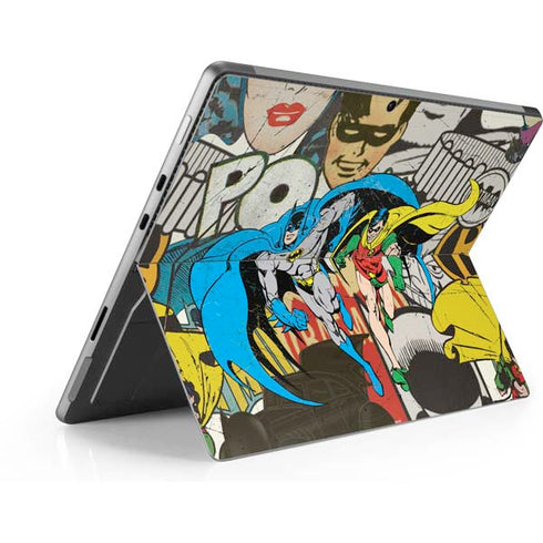 DC Comics Batman and Robin Vintage Action Pose Surface Pro 8 Skin