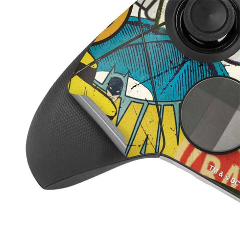 DC Comics Batman and Robin Vintage Action Pose Xbox Elite Wireless Controller Series 2 Skin