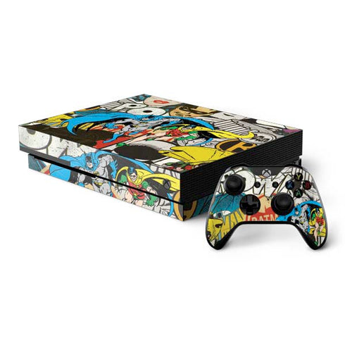 DC Comics Batman and Robin Vintage Action Pose Xbox One X Bundle Skin
