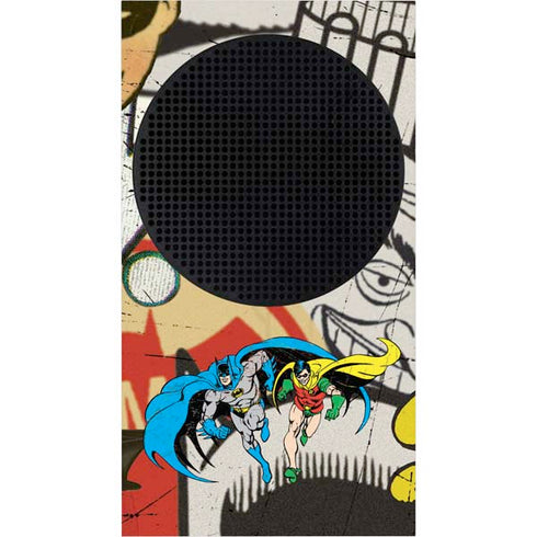 DC Comics Batman and Robin Vintage Action Pose Xbox Series S Bundle Skin