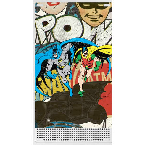 DC Comics Batman and Robin Vintage Action Pose Xbox Series S Bundle Skin