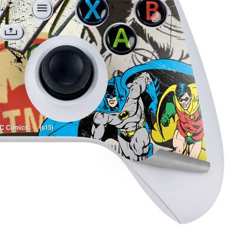 DC Comics Batman and Robin Vintage Action Pose Xbox Series S Controller Skin