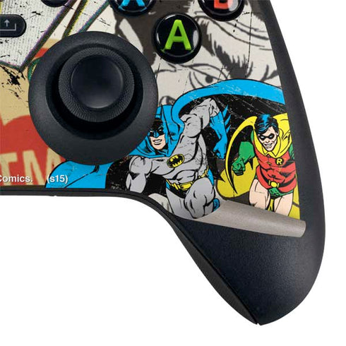 DC Comics Batman and Robin Vintage Action Pose Xbox Series X Controller Skin