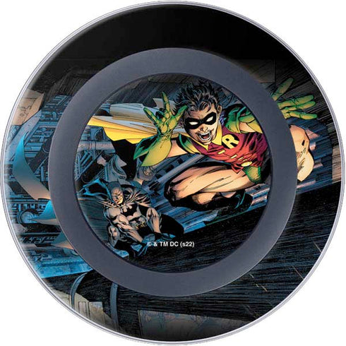 DC Comics Batman All Star Batman & Robin, The Boy Wonder ( Batman & Robin in Action) By Jim Lee Wireless Charger Skin