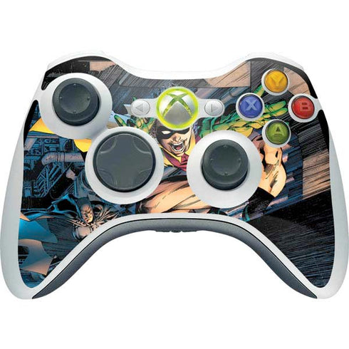 DC Comics Batman All Star Batman & Robin, The Boy Wonder ( Batman & Robin in Action) By Jim Lee Xbox 360 Wireless Controller Skin