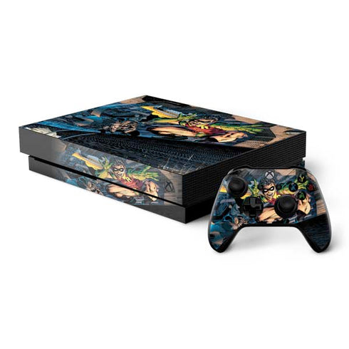 DC Comics Batman All Star Batman & Robin, The Boy Wonder ( Batman & Robin in Action) By Jim Lee Xbox One X Bundle Skin