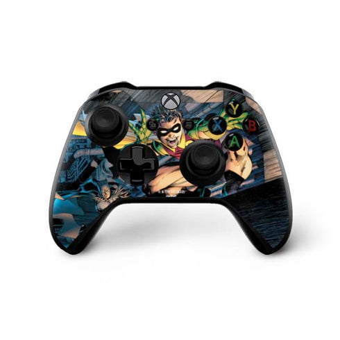 DC Comics Batman All Star Batman & Robin, The Boy Wonder ( Batman & Robin in Action) By Jim Lee Xbox One X Controller Skin