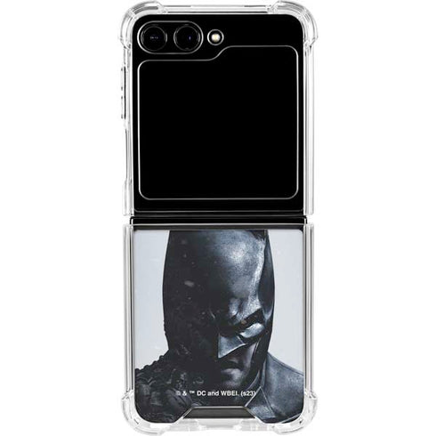 DC Comics Arkham Origins Batman Galaxy Z Flip5 5G Clear Case