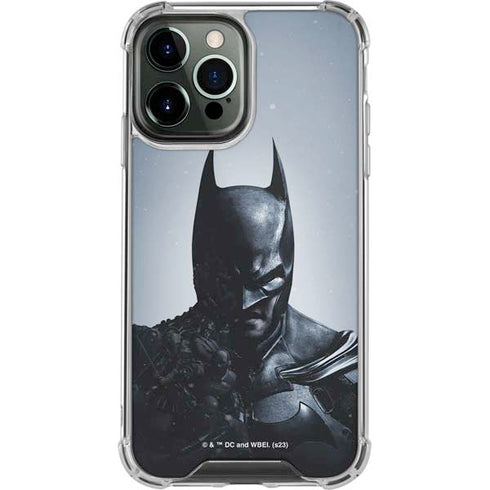 DC Comics Arkham Origins Batman iPhone 14 Pro Max Clear Case