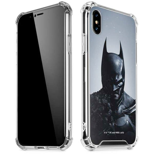 DC Comics Arkham Origins Batman iPhone XS Max Clear Case
