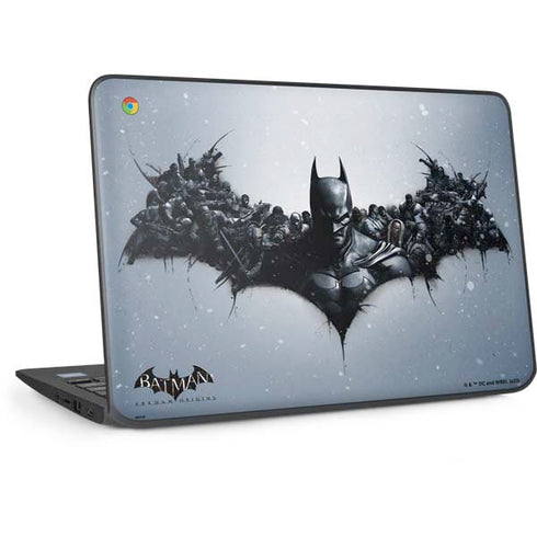 DC Comics Arkham Origins Arkham Logo HP Chromebook Skin
