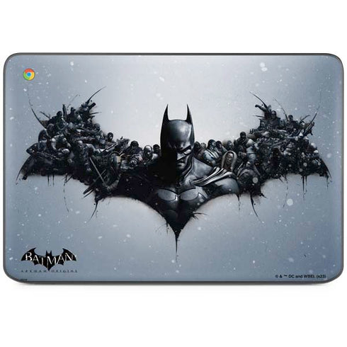 DC Comics Arkham Origins Arkham Logo HP Chromebook Skin