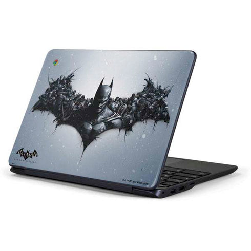 DC Comics Arkham Origins Arkham Logo Samsung Chromebook Skin