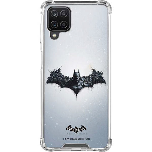 DC Comics Arkham Origins Arkham Logo Galaxy A12 Clear Case