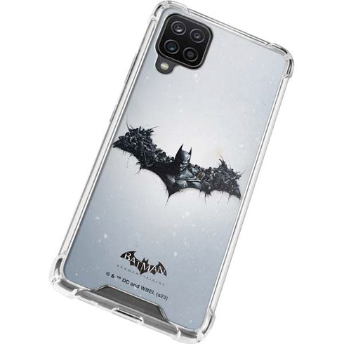 DC Comics Arkham Origins Arkham Logo Galaxy A12 Clear Case