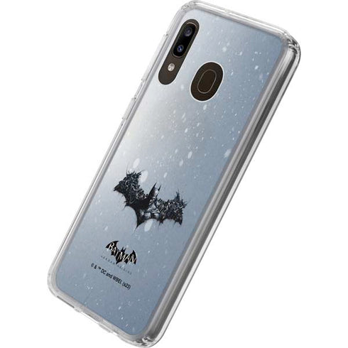 DC Comics Arkham Origins Arkham Logo Galaxy A20 Clear Case