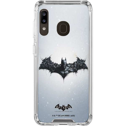 DC Comics Arkham Origins Arkham Logo Galaxy A30 Clear Case