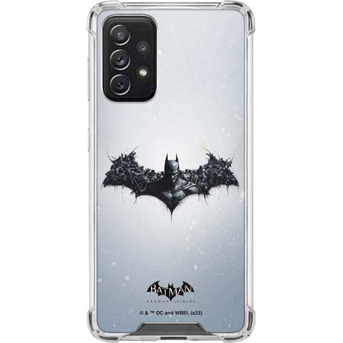 DC Comics Arkham Origins Arkham Logo Galaxy A72 5G Clear Case
