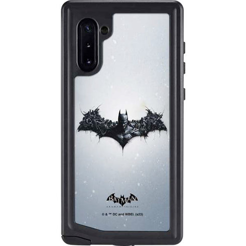 DC Comics Arkham Origins Arkham Logo Galaxy Note 10 Waterproof Case
