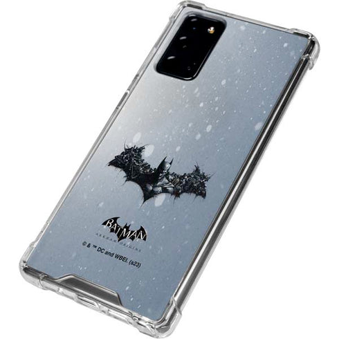 DC Comics Arkham Origins Arkham Logo Galaxy Note20 5G Clear Case