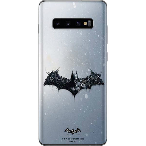 DC Comics Arkham Origins Arkham Logo Galaxy S10 Plus Skin