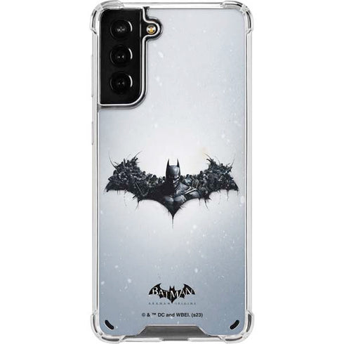 DC Comics Arkham Origins Arkham Logo Galaxy S21 Plus 5G Clear Case
