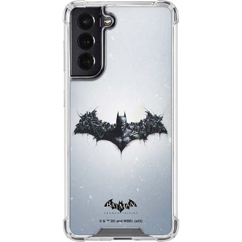 DC Comics Arkham Origins Arkham Logo Galaxy S22 Clear Case