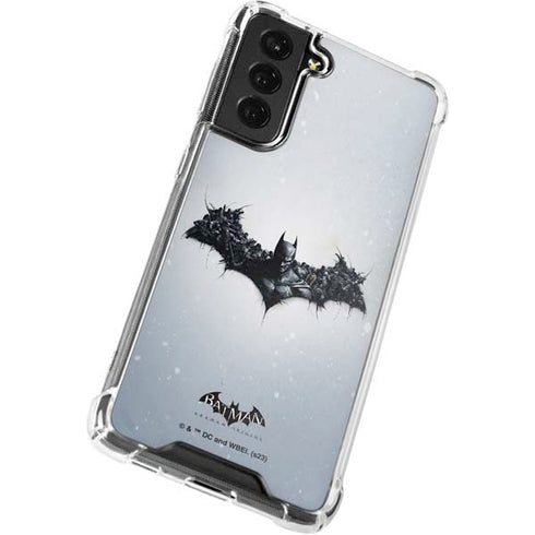 DC Comics Arkham Origins Arkham Logo Galaxy S22 Clear Case
