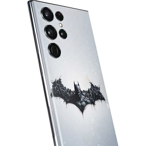 DC Comics Arkham Origins Arkham Logo Galaxy S22 Ultra Skin
